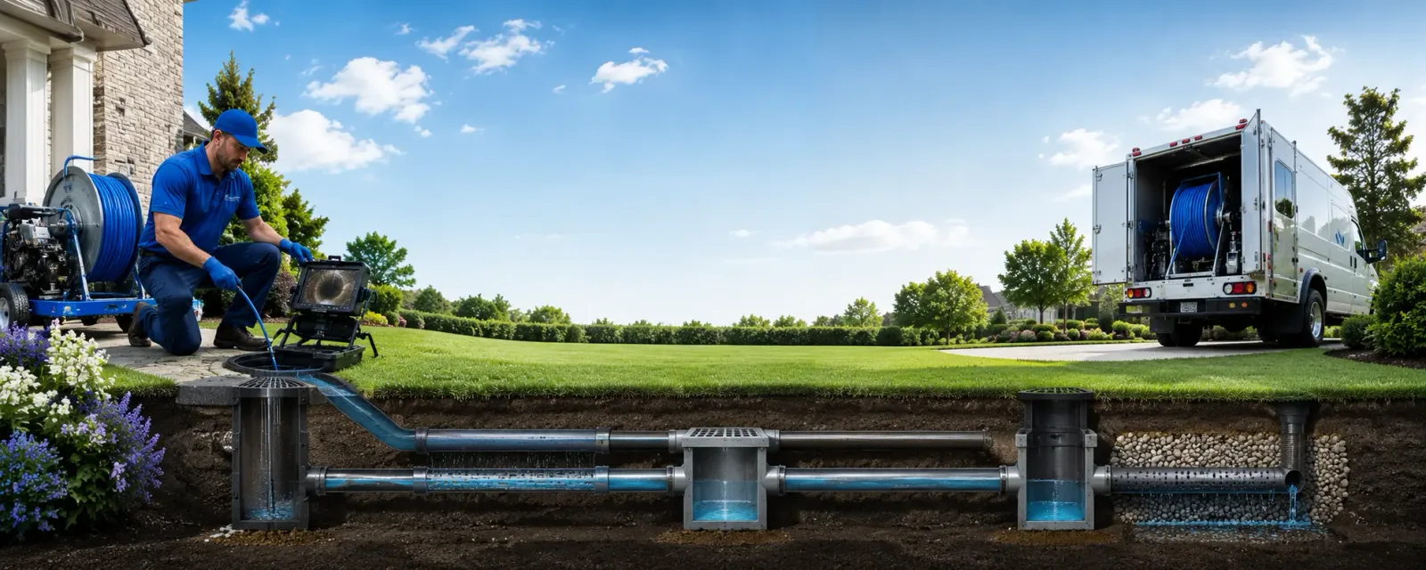 Outdoor drain cleaning information for Fairfax, IA